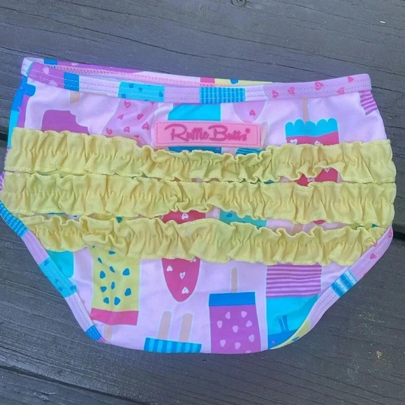 Ruffle Butts popsicle ruffled swim bottom size 18-24 mo - Picture 2 of 4